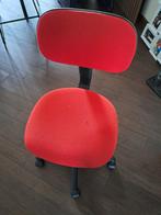rode kinder bureau stoel, Huis en Inrichting, Bureaustoelen, Gebruikt, Ophalen, Rood