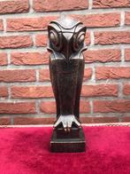 mooi gietijzeren beeld, gestileerde uil, Antiek en Kunst, Ophalen of Verzenden