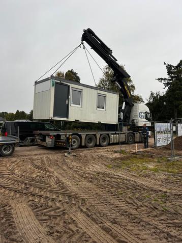 Bouwkeet bouwunit schaftwagen met toilet beschikbaar voor biedingen