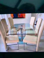 Eetkamer tafel met stoelen 6 design van  rolf benz, Huis en Inrichting, Tafels | Eettafels, Ophalen, 50 tot 100 cm, Zo goed als nieuw