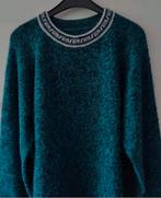 Alpaca Peru 100% Alpaca trui L 42 Blauw, Kleding | Dames, Maat 42/44 (L), Zo goed als nieuw, Alpaca Peru, Verzenden