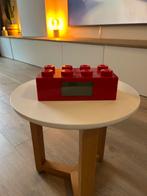 Rode Lego Wekker, Ophalen, Zo goed als nieuw, Digitaal, Wekker of Tafelklok