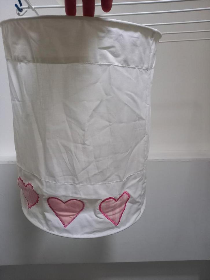 Taftan hanglamp / lamp met hartjes - Op te halen in ruil voo, Kinderen en Baby's, Kinderkamer | Inrichting en Decoratie, Gebruikt