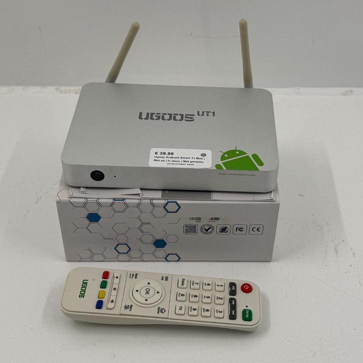 Ugoos Android Smart Tv Box | Met ab | In doos, Audio, Tv en Foto, Mediaspelers, Zo goed als nieuw, Ophalen of Verzenden