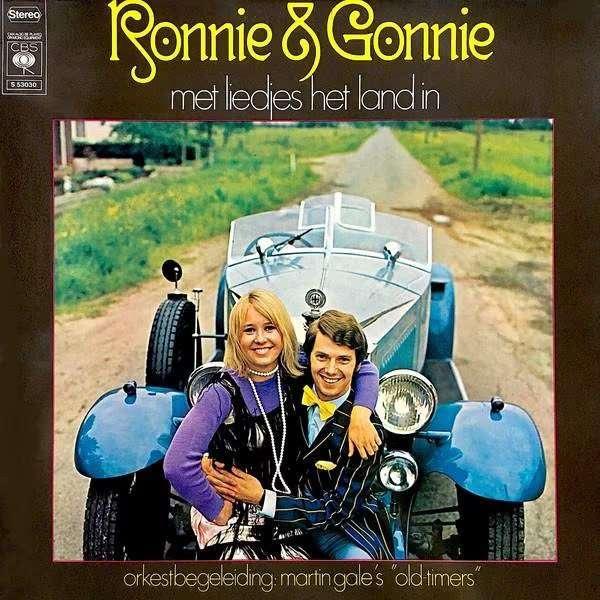 LP Ronnie & Gonnie ‎- Met Liedjes Het Land In S 53030 Vinyl, Cd's en Dvd's, Vinyl | Nederlandstalig, Gebruikt, Levenslied of Smartlap