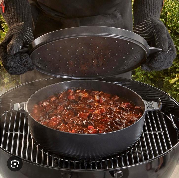 Weber Dutch Oven - Perfect voor BBQ, Tuin en Terras, Barbecue-accessoires, Gebruikt, Ophalen