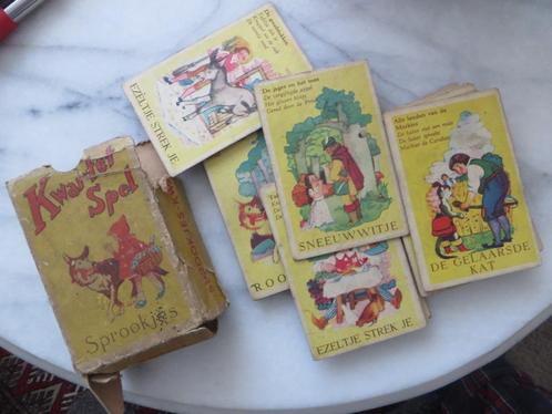 Oorlog, 1942, kwartet spel met sprookjes afbeeldingen, Verzamelen, Speelkaarten, Jokers en Kwartetten, Gebruikt, Kwartet(ten)