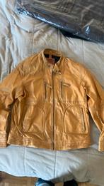 Leren jack heren Canson 56 Geel vintage, Ophalen of Verzenden, Gedragen, Maat 56/58 (XL), Geel