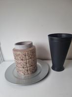 2 Vazen, Ophalen of Verzenden, Gebruikt, Overige kleuren