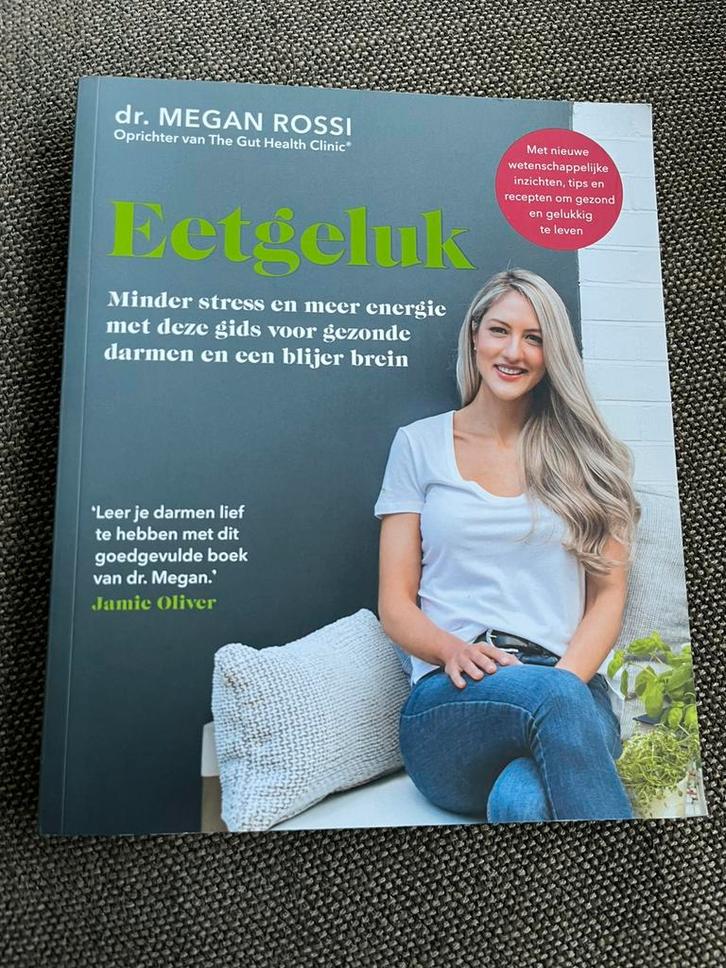Megan Rossi - Eetgeluk, Boeken, Gezondheid, Dieet en Voeding, Zo goed als nieuw, Ophalen of Verzenden