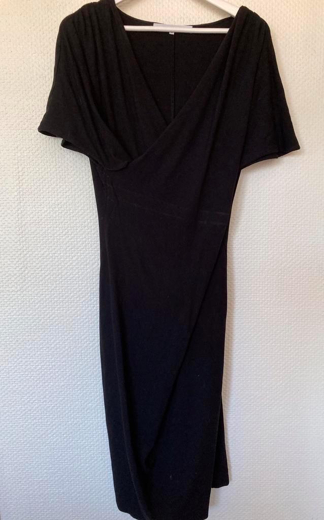 JOLINE JOLINK Zwarte Jurk Maat XL, Kleding | Dames, Jurken, Zo goed als nieuw, Maat 46/48 (XL) of groter, Zwart, Knielengte, Verzenden