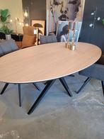 Eettafel ovaal 220 cm, Huis en Inrichting, Tafels | Eettafels, Ophalen, Kunststof, 100 tot 150 cm, Vijf personen of meer