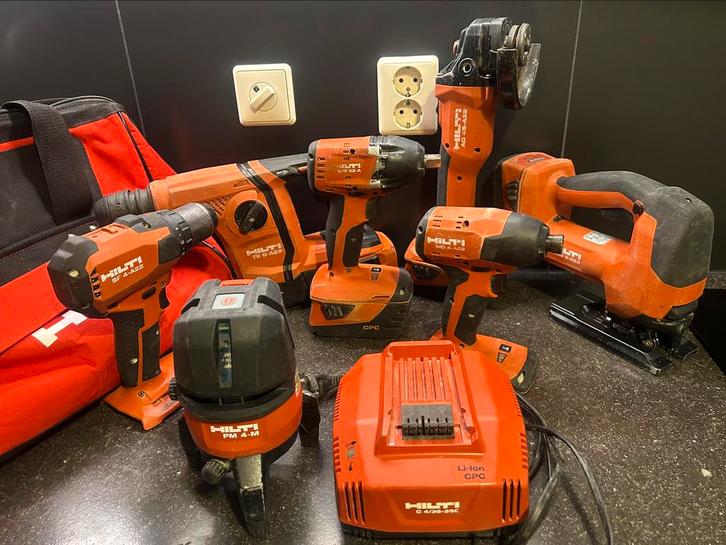 Complete Hilti Set, Doe-het-zelf en Verbouw, Gereedschap | Overige machines, Gebruikt, Ophalen of Verzenden