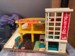 Vintage fisher price garage, Kinderen en Baby's, Speelgoed | Fisher-Price, Ophalen, Gebruikt, Overige typen