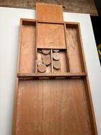 Sjoelbak, Een of twee spelers, Ophalen, Gebruikt