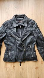 Leren jas DNA Amsterdam, Kleding | Dames, Ophalen of Verzenden, Zo goed als nieuw, Maat 36 (S), Zwart