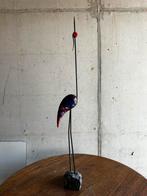 Moderne Flamingo Sculptuur op Natuursteen Uniek Designobject, Antiek en Kunst, Kunst | Designobjecten, Ophalen of Verzenden
