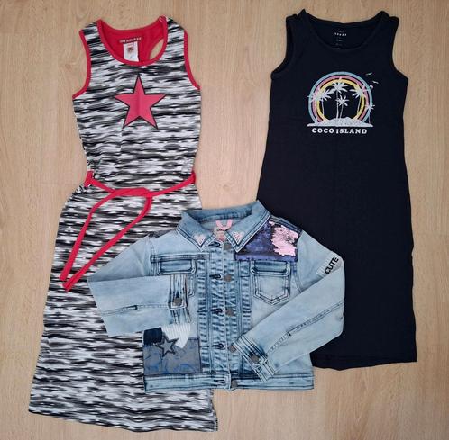 lange jurkjes, spijkerjasje, 110/116, Lovestation22 Desigual, Kinderen en Baby's, Kinderkleding | Maat 116, Zo goed als nieuw