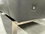 Nieuw Rolf Benz Linea 318 Bank grijs leer Design, Ophalen of Verzenden, Nieuw, Leer