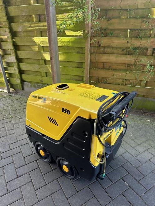 Karömat HD 900/150 hogedrukreiniger - dieselbrander, Tuin en Terras, Hogedrukreinigers, Gebruikt, Benzine, Met regelbare waterdruk