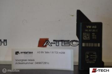 Voorgloei relais Audi A3 8V 1.6 TDI ('12-'17) 04l907281c beschikbaar voor biedingen