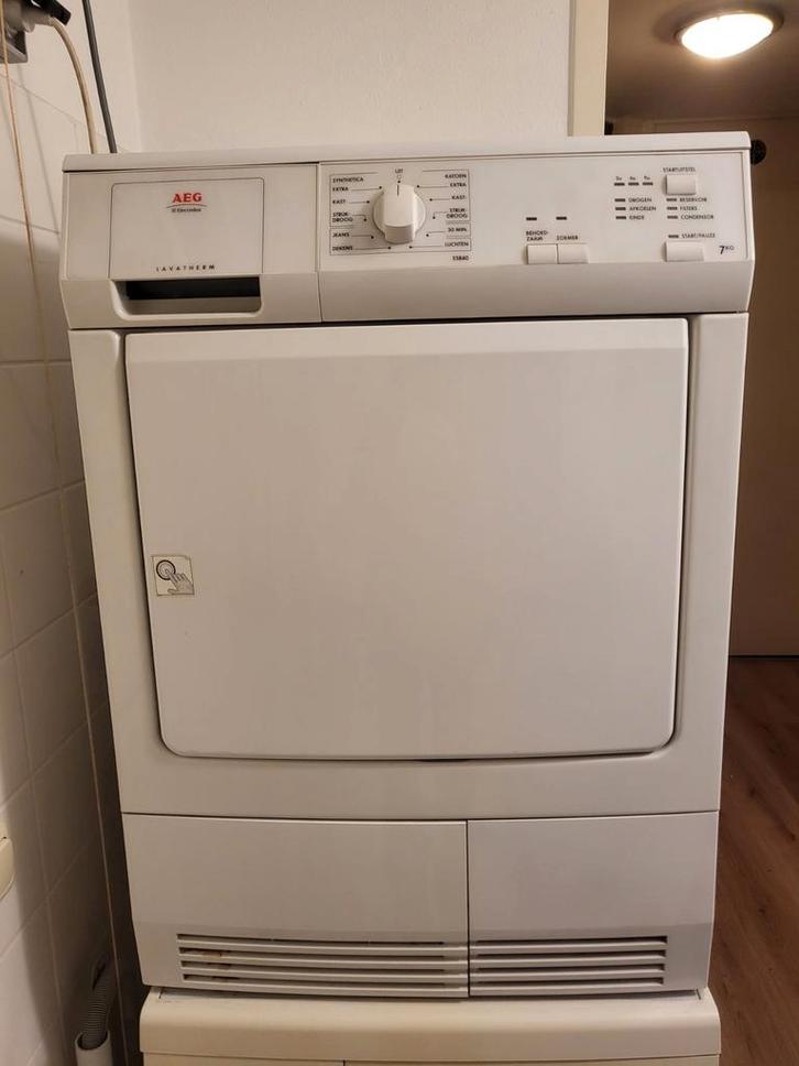 AEG Lavatherm Droger - Goed Onderhouden, Witgoed en Apparatuur, Wasdrogers, Gebruikt, Condens, Voorlader, 6 tot 8 kg, 85 tot 90 cm