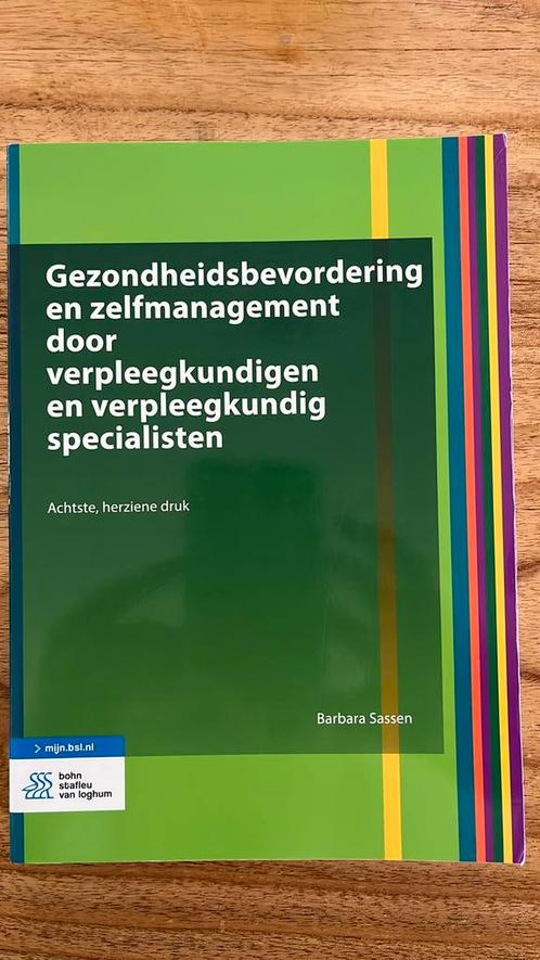 Gezondheidsbevordering en zelfmanagement door verpleegkundig, Boeken, Wetenschap, Zo goed als nieuw, Ophalen of Verzenden
