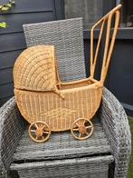 Vintage Rieten Poppenwagen, Ophalen, Gebruikt, Kinderwagen