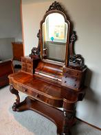 Prachtige Antieke Kaptafel met Spiegel, Antiek en Kunst, Antiek | Meubels | Tafels, Ophalen