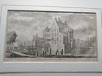 01 Antwerpen Castellum de Burcht Kopergravure 18e Eeuw, Antiek en Kunst, Ophalen of Verzenden