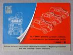 Brochure FIAT 500 B -  Italiaans, Ophalen of Verzenden, Overige merken