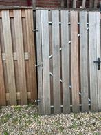 Hard hout schutting compleet, Ophalen of Verzenden, Zo goed als nieuw
