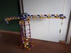 Grote hijskraan van K'nex met motor (Knex, knexx), Ophalen of Verzenden, Zo goed als nieuw, K'nex