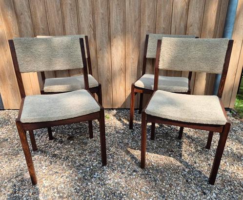 Vintage stoelen. Pastoe by Cees Braakman., Huis en Inrichting, Stoelen, Gebruikt, Stof, Bruin, Ophalen