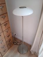 Ikea TÄLLBYN Staande lamp, vernikkeld/opaalwit glas, 135 cm, Glas, Zo goed als nieuw, Ophalen