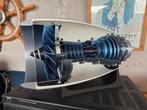 3D-Geprint Straalmotor Model (Doorsnede) – Educatief & Decor, Ophalen of Verzenden, Zo goed als nieuw