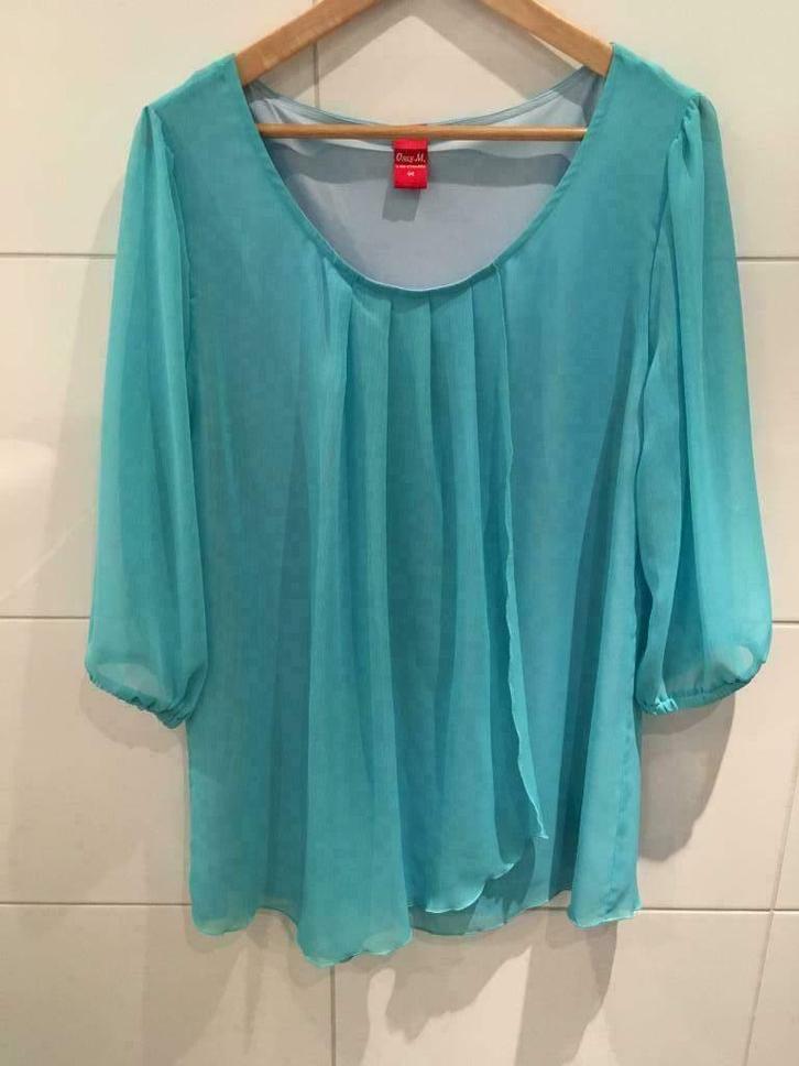 Only M tuniek maat 44, Nieuw!, Kleding | Dames, Blouses en Tunieken, Nieuw, Maat 42/44 (L), Blauw, Ophalen of Verzenden