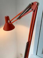 Vintage oranje bureaulamp klemlamp jaren ‘70, Ophalen of Verzenden, Huis en Inrichting