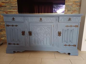 Dressoir oud blauw beschikbaar voor biedingen