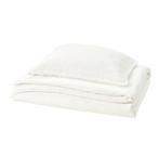 Nieuw dekbedovertrek 140x200 wit Ikea Schersmin, Eenpersoons, Wit, Dekbedovertrek, Nieuw