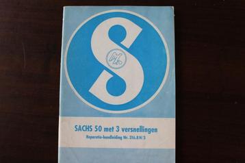 Sachs 50 met 3 versnellingen reparatie handleiding MA MLA beschikbaar voor biedingen