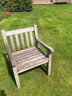 4 teak houten tuinstoelen, Ophalen, Gebruikt, Teakhout