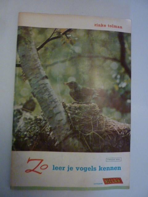 Rizla - R. Tolman - Zo leer je vogels kennen 2, Ophalen of Verzenden, Gelezen