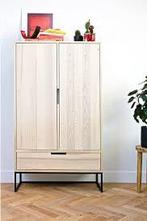 Woood silas kast eiken, Ophalen, Zo goed als nieuw, Minder dan 150 cm, Metaal