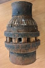 Authentieke vintage naaf van zeer oud karrenwiel, Antiek en Kunst, Ophalen of Verzenden