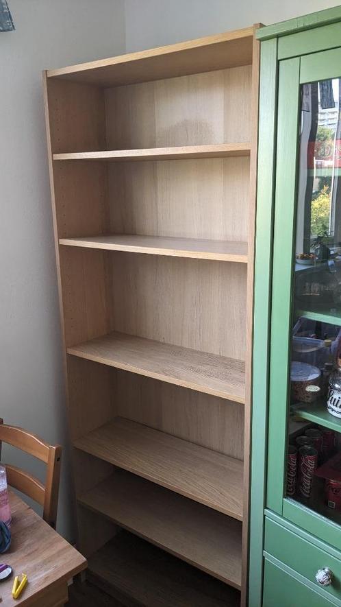 Billy berkenhoutlook boekenkast Ikea, Huis en Inrichting, Kasten | Boekenkasten, Gebruikt, 50 tot 100 cm, 200 cm of meer, 25 tot 50 cm