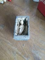 oud kerstkribje met waxen kindje jezus, Diversen, Kerst, Ophalen of Verzenden, Gebruikt
