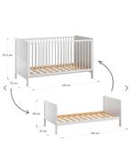 Petite Amelie Evolutif Aurore Meegroeibed + Matras, Kinderen en Baby's, Ophalen, Zo goed als nieuw, Ledikant