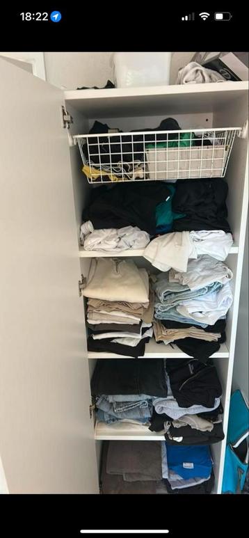 Witte kast 55x60 - Ideaal voor je kleding