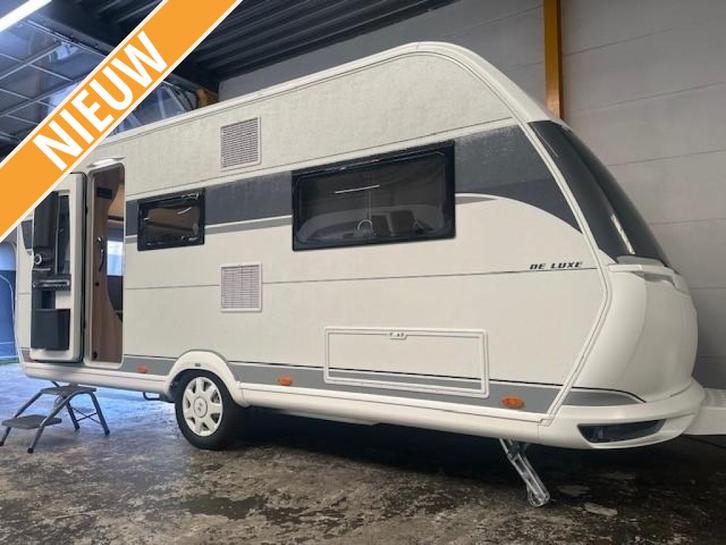 Hobby 495 UL de Luxe 2026, Caravans en Kamperen, Caravans, Bedrijf, Rondzit, Hobby, 2 aparte bedden, Overige typen, Gascomfoor